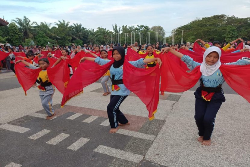 Persiapan Festival Gandrung Sewu Banyuwangi Hampir Rampung