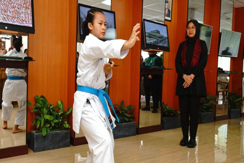 Aldhea Azarina, Atlet Karate Banyuwangi Wakili Indonesia di Kejuaraan Dunia