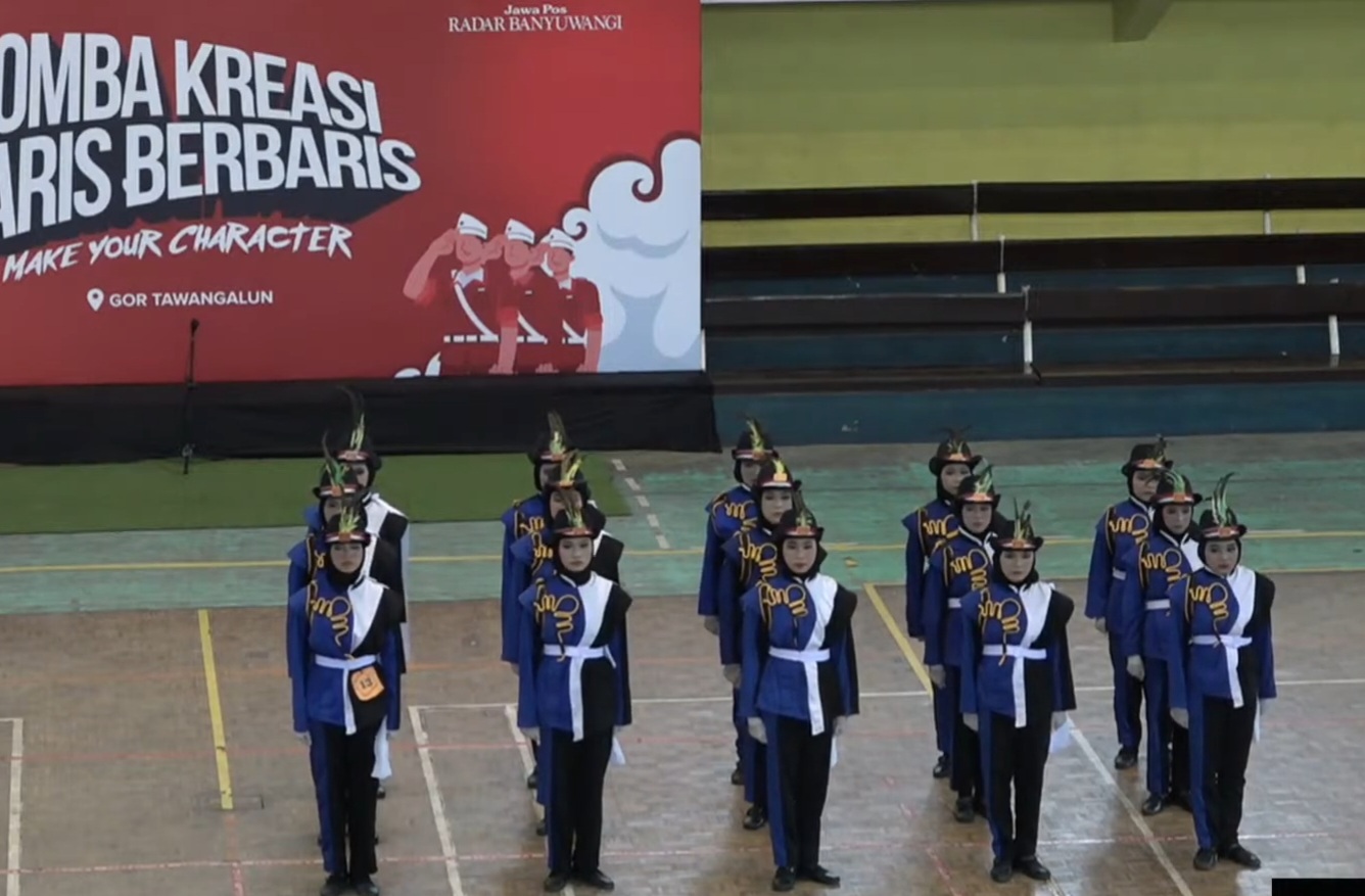 Lomba Berbaris Ajarkan Siswa Kreativitas dan Kedisiplinan