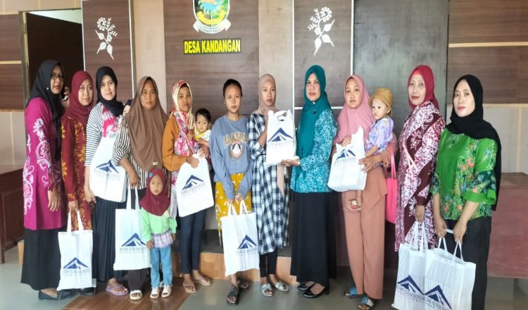 Desa Kandangan Komitmen Kontrol Gizi Berkat Bantuan PT BSI
